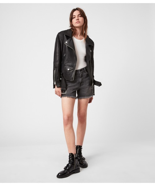 美品　オールセインツ　LUNA LEATHER BIKER MAC　黒　38 allsaints-luna-biker-mac.jpg?