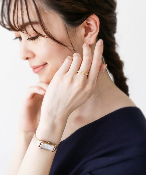 COCOSHNIK(ココシュニック)の「RG Kii:別注モデル ウォッチ(ホワイト)(アナログ腕時計・レディース・ホワイト系その他7・00)」の10枚目の写真
