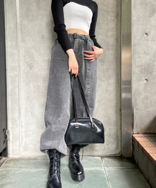 WEGO(ウィゴー)の「WEGO/ハンドルボストントートバッグ(トートバッグ・レディース・ホワイト/ブラック・FREE)」の20枚目の写真