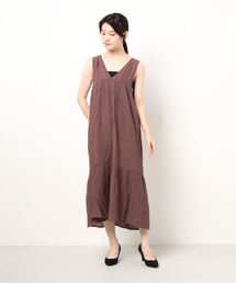 ehka sopo | ノースリワッシャーワンピース(ワンピース)