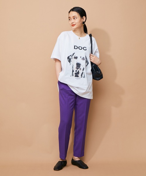 ADAM ET ROPE'（アダムエロペ）の「【DOG MAGAZINE×10C】《Mサイズ》PHOTO T-SHIRTS（Tシャツ/カットソー・レディース・グレー/ホワイト系その他/ブラック系その他/ブラウン系その他/ベージュ系その他/スミクロ/ホワイト系その他2・M）」の13枚目の写真