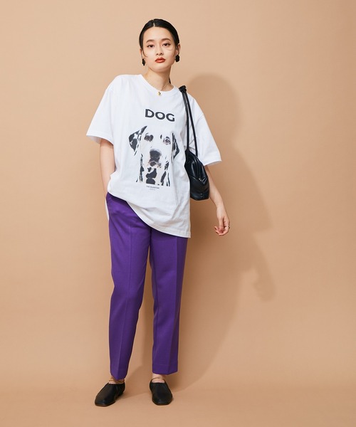 ADAM ET ROPE'（アダムエロペ）の「【DOG MAGAZINE×10C】《Mサイズ》PHOTO T-SHIRTS（Tシャツ/カットソー・レディース・グレー/ホワイト系その他/ブラック系その他/ブラウン系その他/ベージュ系その他/スミクロ/ホワイト系その他2・M）」の16枚目の写真