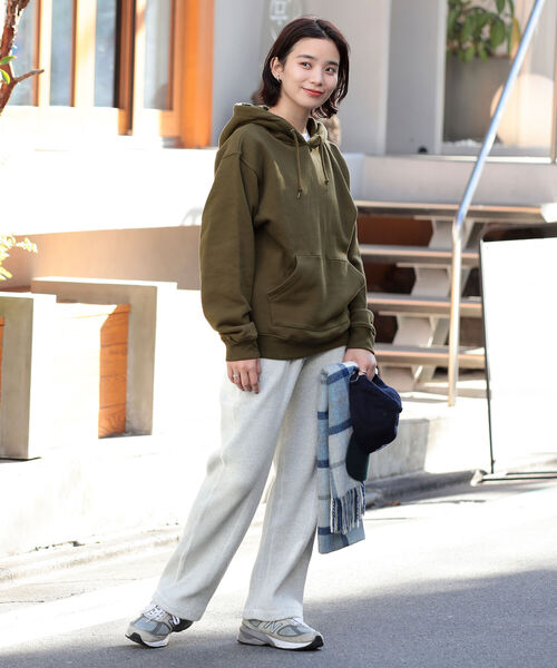 BEAMS BOY（ビームスボーイ）の「BEAMS BOY / ヘビー サーマル イージー パンツ 21AW（その他パンツ・レディース・ナチュラル/チャコールグレー・ONE SIZE）」の5枚目の写真