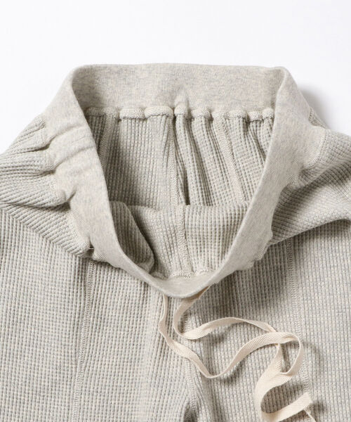 BEAMS BOY（ビームスボーイ）の「BEAMS BOY / ヘビー サーマル イージー パンツ 21AW（その他パンツ・レディース・ナチュラル/チャコールグレー・ONE SIZE）」の18枚目の写真