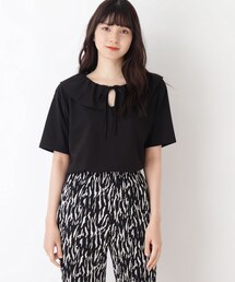 Cutie Blonde | 【S-L】フリルカラートップス(Tシャツ/カットソー)