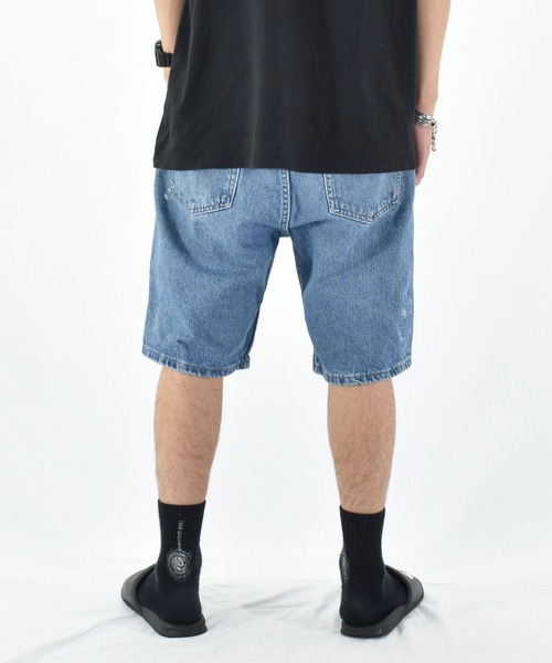 古着 ラングラー Wrangler RELAXED FIT デニムショーツ ハーフ