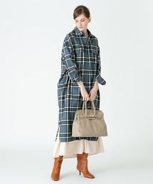 TICCA（ティッカ）の「【TICCA(ティッカ)】チェックロングシャツ