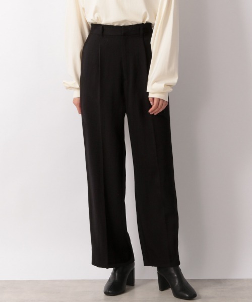 LOWRYS FARM(ローリーズファーム)の「マットカラーセミワイドパンツ 959125(その他パンツ・レディース・アイボリー/ブラック/ブルー/オレンジ・MEDIUM/LARGE)」の2枚目の写真