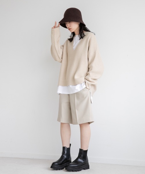 LOWRYS FARM(ローリーズファーム)の「フェルトバケットハット 958541(ハット・レディース・ブラック/ダークブラウン/ベージュ/ベージュ系その他/ダークブラウン系/グレー・FREE)」の13枚目の写真