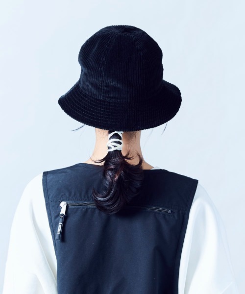 KANGOL（カンゴール）の「KANGOL SMU Wide Cord Casual（ハット・レディース・ベージュ/キャメル/ブラック・MEDIUM/LARGE/X-LARGE）」の10枚目の写真