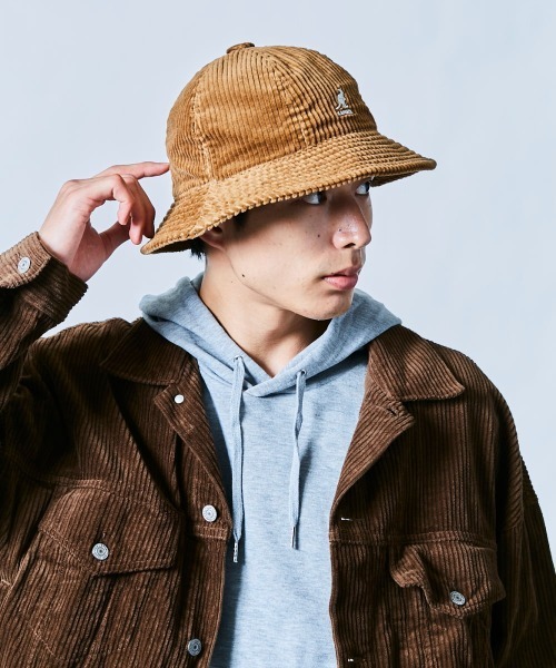 KANGOL（カンゴール）の「KANGOL SMU Wide Cord Casual（ハット・レディース・ベージュ/キャメル/ブラック・MEDIUM/LARGE/X-LARGE）」の9枚目の写真