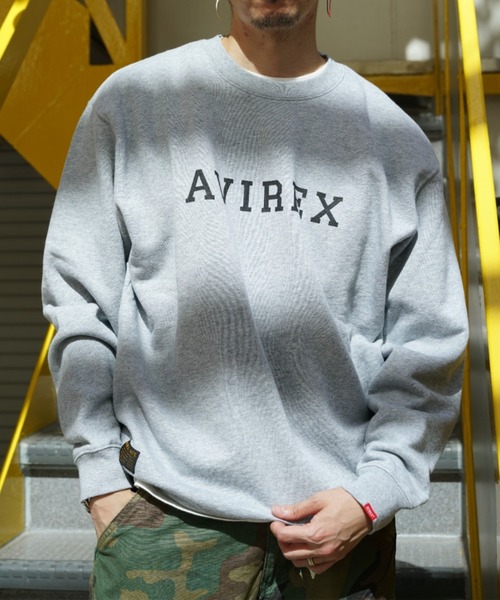 AVIREX(アヴィレックス)の「【直営店限定】カレッジ ロゴ スウェット / COLLEGE LOGO SWEAT / アヴィレックス / AVIREX(スウェット・メンズ・ブラック/グレー・MEDIUM/LARGE/X-LARGE)」の10枚目の写真