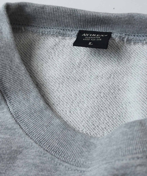 AVIREX(アヴィレックス)の「【直営店限定】カレッジ ロゴ スウェット / COLLEGE LOGO SWEAT / アヴィレックス / AVIREX(スウェット・メンズ・ブラック/グレー・MEDIUM/LARGE/X-LARGE)」の8枚目の写真