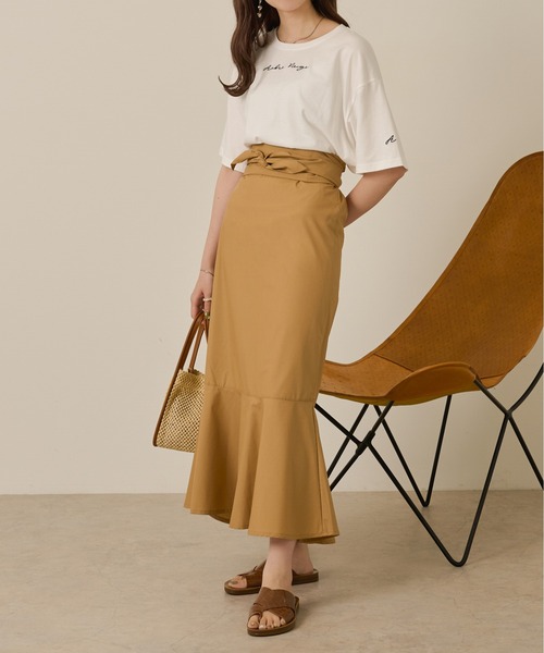 Ambre Neige（アンブルネージュ）の「マルチウェイマーメイドスカート／【WEB/EC限定商品】（スカート・レディース・ベージュ/モカ・FREE）」の13枚目の写真