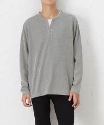 mossimo モッシモ ストライプ レイヤード長袖Tシャツ