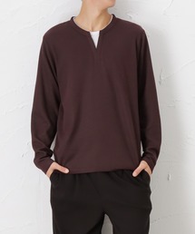 mossimo モッシモ ストライプ レイヤード長袖Tシャツ