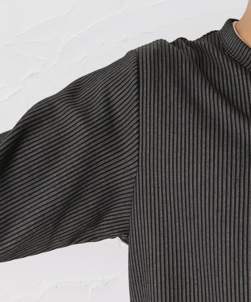 Mossimo(モッシモ)の「mossimo モッシモ ストライプ レイヤード長袖Tシャツ(Tシャツ/カットソー・メンズ・レッド/グレー/ブラック/ネイビー・L/XL/M)」の10枚目の写真