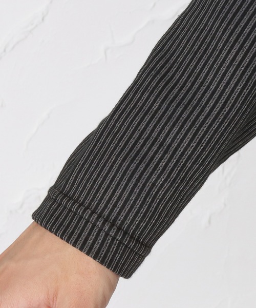 Mossimo(モッシモ)の「mossimo モッシモ ストライプ レイヤード長袖Tシャツ(Tシャツ/カットソー・メンズ・レッド/グレー/ブラック/ネイビー・L/XL/M)」の9枚目の写真
