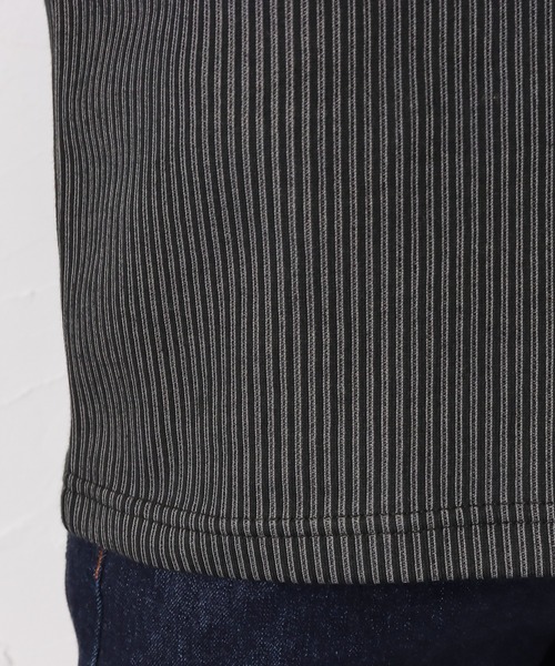 Mossimo(モッシモ)の「mossimo モッシモ ストライプ レイヤード長袖Tシャツ(Tシャツ/カットソー・メンズ・レッド/グレー/ブラック/ネイビー・L/XL/M)」の8枚目の写真