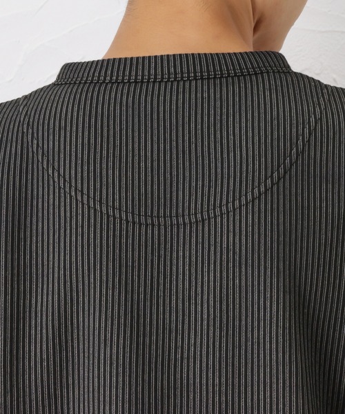 Mossimo(モッシモ)の「mossimo モッシモ ストライプ レイヤード長袖Tシャツ(Tシャツ/カットソー・メンズ・レッド/グレー/ブラック/ネイビー・L/XL/M)」の12枚目の写真