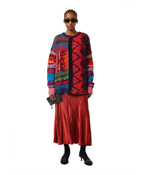 DIESEL（ディーゼル）の「レディース ロングスカート マキシ 美シルエット 切り替え（スカート・レディース・パープル/グリーン/レッド/ブラック・SMALL/MEDIUM/X-SMALL/LARGE）」の20枚目の写真