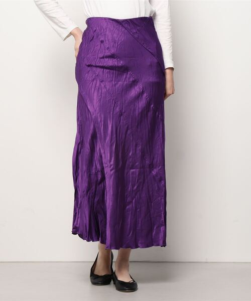 DIESEL（ディーゼル）の「レディース ロングスカート マキシ 美シルエット 切り替え（スカート・レディース・パープル/グリーン/レッド/ブラック・SMALL/MEDIUM/X-SMALL/LARGE）」の5枚目の写真