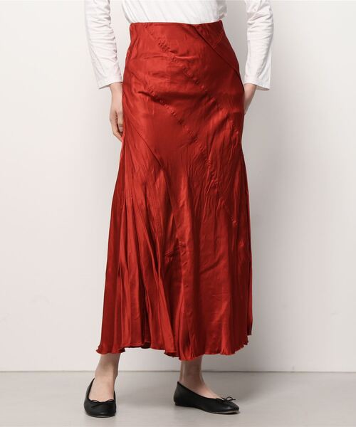 DIESEL（ディーゼル）の「レディース ロングスカート マキシ 美シルエット 切り替え（スカート・レディース・パープル/グリーン/レッド/ブラック・SMALL/MEDIUM/X-SMALL/LARGE）」の12枚目の写真