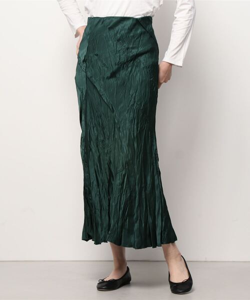 DIESEL（ディーゼル）の「レディース ロングスカート マキシ 美シルエット 切り替え（スカート・レディース・パープル/グリーン/レッド/ブラック・SMALL/MEDIUM/X-SMALL/LARGE）」の13枚目の写真