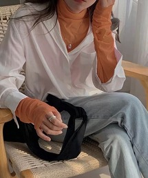 Chaco closet | シアーハイネックトップス(Tシャツ/カットソー)
