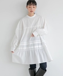 LOWRYS FARM | タックティアードチュニックＬＳ　235986(シャツ/ブラウス)