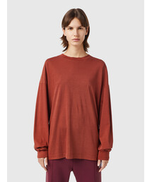 DIESEL | レディース Tシャツ トップス カットソー ロンT  ルーズ スーパーリラックス(Tシャツ/カットソー)