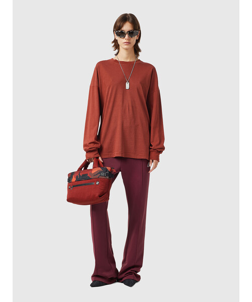 DIESEL（ディーゼル）の「レディース Tシャツ トップス カットソー ロンT  ルーズ スーパーリラックス（Tシャツ/カットソー・レディース・ブルー/グレー/ブラウン・LARGE/SMALL/X-SMALL/MEDIUM）」の16枚目の写真