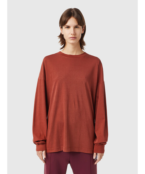 DIESEL（ディーゼル）の「レディース Tシャツ トップス カットソー ロンT  ルーズ スーパーリラックス（Tシャツ/カットソー・レディース・ブルー/グレー/ブラウン・LARGE/SMALL/X-SMALL/MEDIUM）」の5枚目の写真