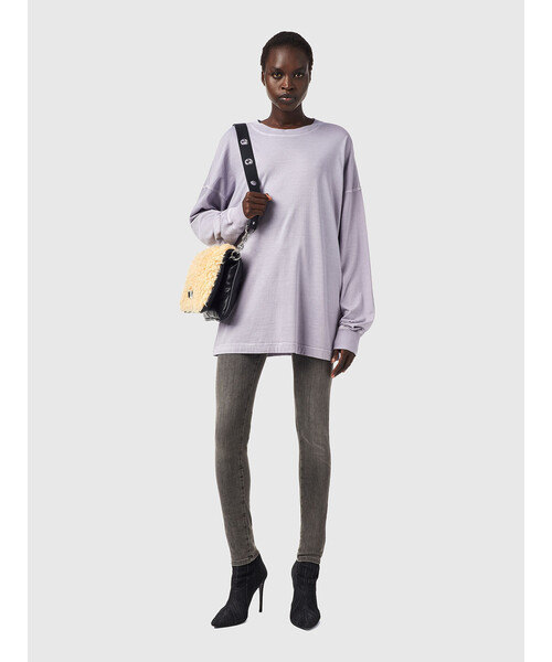 DIESEL（ディーゼル）の「レディース Tシャツ トップス カットソー ロンT  ルーズ スーパーリラックス（Tシャツ/カットソー・レディース・ブルー/グレー/ブラウン・LARGE/SMALL/X-SMALL/MEDIUM）」の9枚目の写真