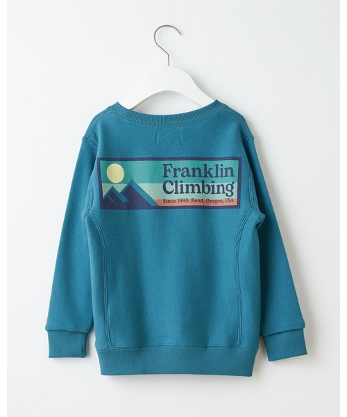 CIAOPANIC TYPY（チャオパニックティピー）の「【Franklin Climbing】KID'ｓロゴスウェット（スウェット・キッズ・チャコールグレー/スカイブルー/グレー/グリーン/ピンク・S/M/L/XL/XXL）」の11枚目の写真