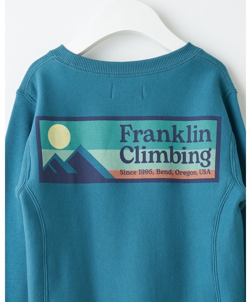 CIAOPANIC TYPY（チャオパニックティピー）の「【Franklin Climbing】KID'ｓロゴスウェット（スウェット・キッズ・チャコールグレー/スカイブルー/グレー/グリーン/ピンク・S/M/L/XL/XXL）」の10枚目の写真