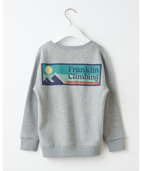 CIAOPANIC TYPY（チャオパニックティピー）の「【Franklin Climbing】KID'ｓロゴスウェット（スウェット・キッズ・チャコールグレー/スカイブルー/グレー/グリーン/ピンク・S/M/L/XL/XXL）」の13枚目の写真