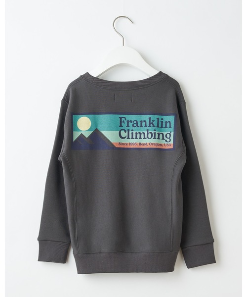 CIAOPANIC TYPY（チャオパニックティピー）の「【Franklin Climbing】KID'ｓロゴスウェット（スウェット・キッズ・チャコールグレー/スカイブルー/グレー/グリーン/ピンク・S/M/L/XL/XXL）」の15枚目の写真