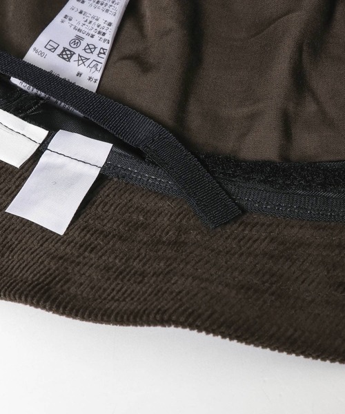 URBAN RESEARCH DOORS（アーバンリサーチドアーズ）の「コーデュロイバケットハット（ハット・レディース・ダークブラウン/ベージュ・ONE）」の3枚目の写真