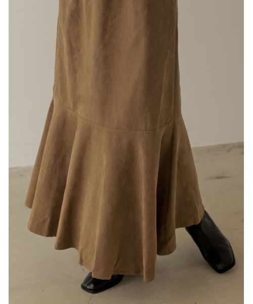 Re:EDIT（リエディ）の「ピーチスキンマーメインドスカート（スカート・レディース・モカ/レッド/イエロー/カーキ/ブラック・MEDIUM/LARGE/AS/TALL/AM）」の22枚目の写真