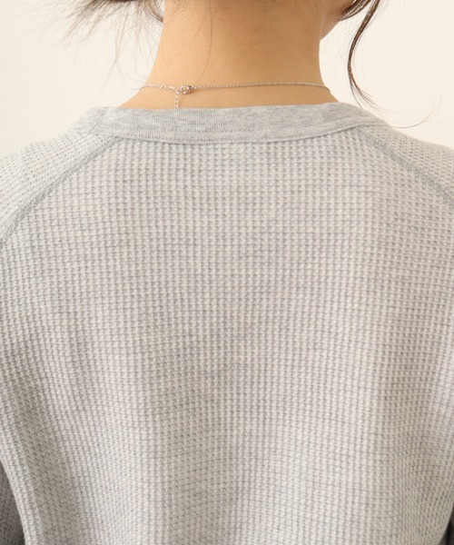 JEMORGAN（ジェーイーモーガン）の「JEMORGAN ワッフルラグランクルーネック（パック入）（Tシャツ/カットソー・レディース・ホワイト/ナチュラル/杢グレー/ネイビー/ブラック系その他・FREE）」の8枚目の写真
