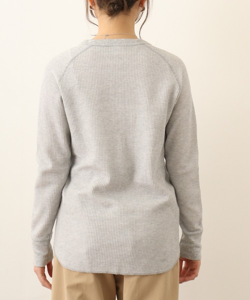 JEMORGAN（ジェーイーモーガン）の「JEMORGAN ワッフルラグランクルーネック（パック入）（Tシャツ/カットソー・レディース・ホワイト/ナチュラル/杢グレー/ネイビー/ブラック系その他・FREE）」の6枚目の写真
