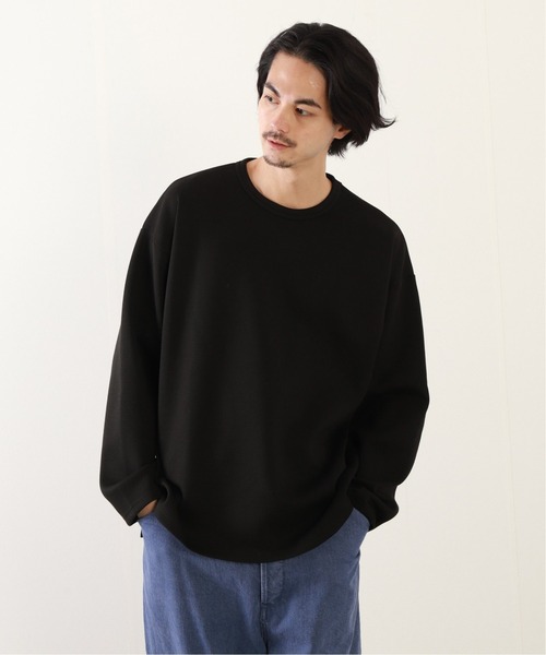 JOURNAL STANDARD relume（ジャーナルスタンダード　レリューム）の「ハニカムダンボール ロングスリーブTEE（Tシャツ/カットソー・メンズ・ライトグレー/ブラック/グリーン・SMALL/MEDIUM/LARGE）」の2枚目の写真