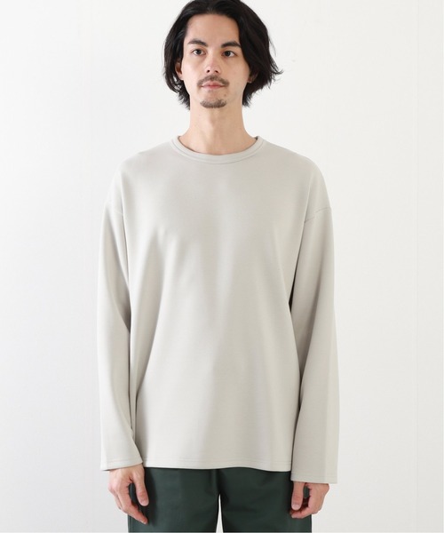 JOURNAL STANDARD relume（ジャーナルスタンダード　レリューム）の「ハニカムダンボール ロングスリーブTEE（Tシャツ/カットソー・メンズ・ライトグレー/ブラック/グリーン・SMALL/MEDIUM/LARGE）」の8枚目の写真