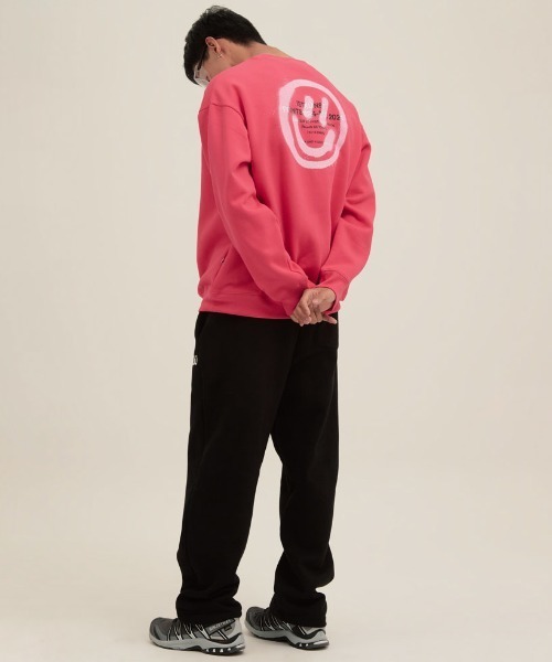 ISTKUNST(イストクンスト)の「【ISTKUNST】LOGO & SMILEY SWEATSHIRTS / イストクンスト ロゴ アンド スマイリー スウェットシャツ(スウェット・メンズ・ホワイト/ブラック/ネイビー/ピンク/パープル/クリーム・SMALL/MEDIUM/LARGE/X-LARGE)」の13枚目の写真
