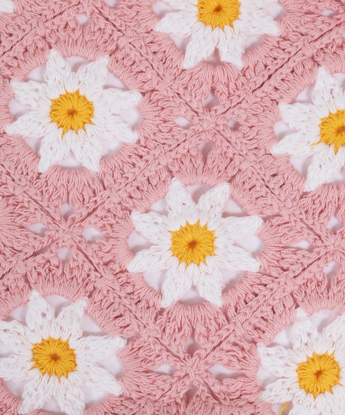 WC（ダブル シー）の「クロシェバブーシュカ（ヘアバンド・レディース・パープル/ピンク/グリーン・FREE）」の16枚目の写真