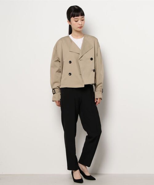 N.（N. Natural Beauty Basic）（エヌエヌナチュラルビューティーベーシック）の「マルチウェイドッキングトレンチコート（トレンチコート・レディース・ベージュ/ベージュ系その他・MEDIUM）」の6枚目の写真