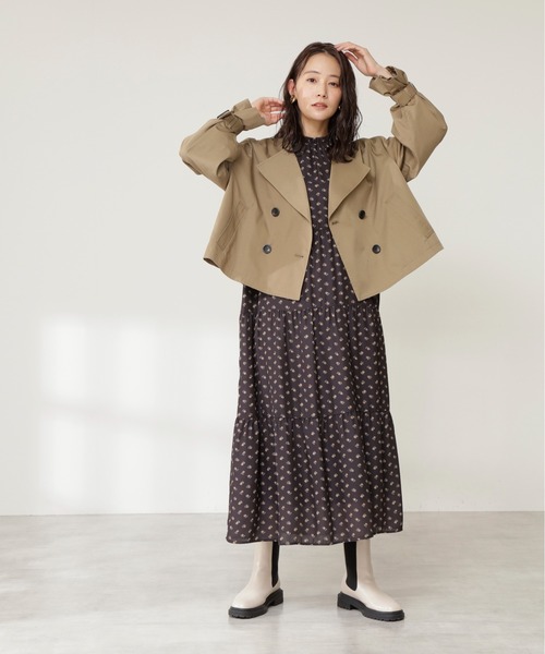 N.（N. Natural Beauty Basic）（エヌエヌナチュラルビューティーベーシック）の「マルチウェイドッキングトレンチコート（トレンチコート・レディース・ベージュ/ベージュ系その他・MEDIUM）」の16枚目の写真