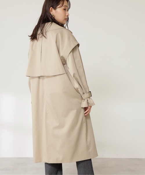 N.（N. Natural Beauty Basic）（エヌエヌナチュラルビューティーベーシック）の「マルチウェイドッキングトレンチコート（トレンチコート・レディース・ベージュ/ベージュ系その他・MEDIUM）」の22枚目の写真
