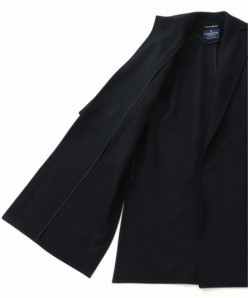 LONDON TRADITION(ロンドントラディション)の「《別注》【LONDON TRADITION/ロンドントラディション 】LONG TAILORED COAT:コート◆(その他アウター・レディース・ベージュ/ネイビー・34)」の4枚目の写真